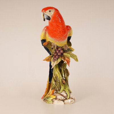 Italian Ceramic Parrot, 1970s-GOE-1034471