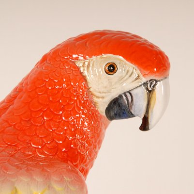 Italian Ceramic Parrot, 1970s-GOE-1034471