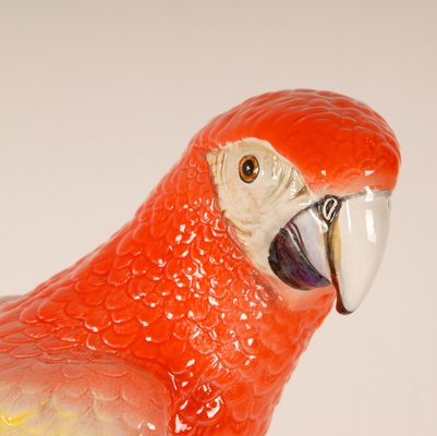 Italian Ceramic Parrot, 1970s-GOE-1034471