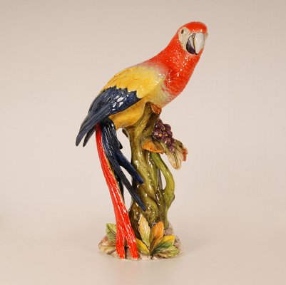 Italian Ceramic Parrot, 1970s-GOE-1034471