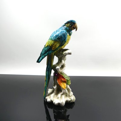 Italian Ceramic Parrot by Guido Cacciapuoti, Italy, 1930s-RCH-1787835