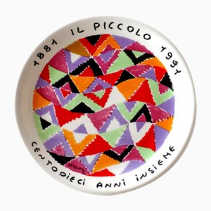 Italian Ceramic Plate by Missoni, 1980s-GKB-843508