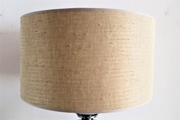 Italian Ceramic Table Lamp in Platinum Glaze by Aldo Londi, 1970s-VNE-990261