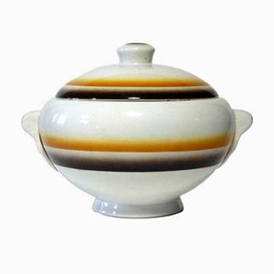 Italian Ceramic Tureen from Galvani, 1920s-GKB-837190