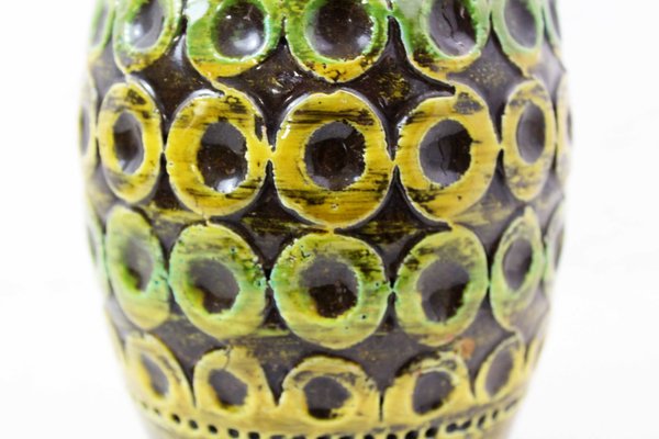 Italian Ceramic Vase by Aldo Londi for Bitossi, 1960s-BQF-1450752