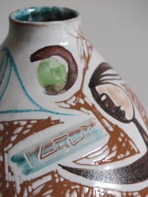 Italian Ceramic Vase by Elio Schiavon, 50s-CC-1153963