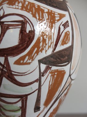 Italian Ceramic Vase by Elio Schiavon, 50s-CC-1153963