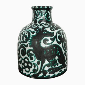 Italian Ceramic Vase by Giulio Guerrieri Murano, Italy, 1950s-CC-1735542