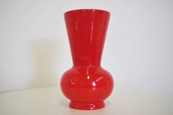 Italian Ceramic Vase from Pozzi, 1970s-KNM-913651