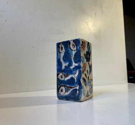 Italian Ceramic Vase in the Style of Guido Gambone-LCR-1094012