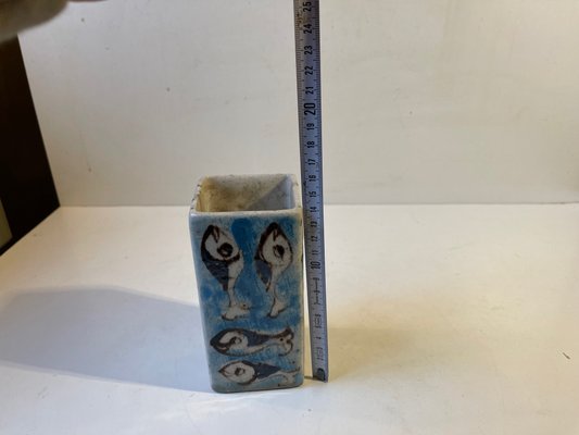 Italian Ceramic Vase in the Style of Guido Gambone-LCR-1094012