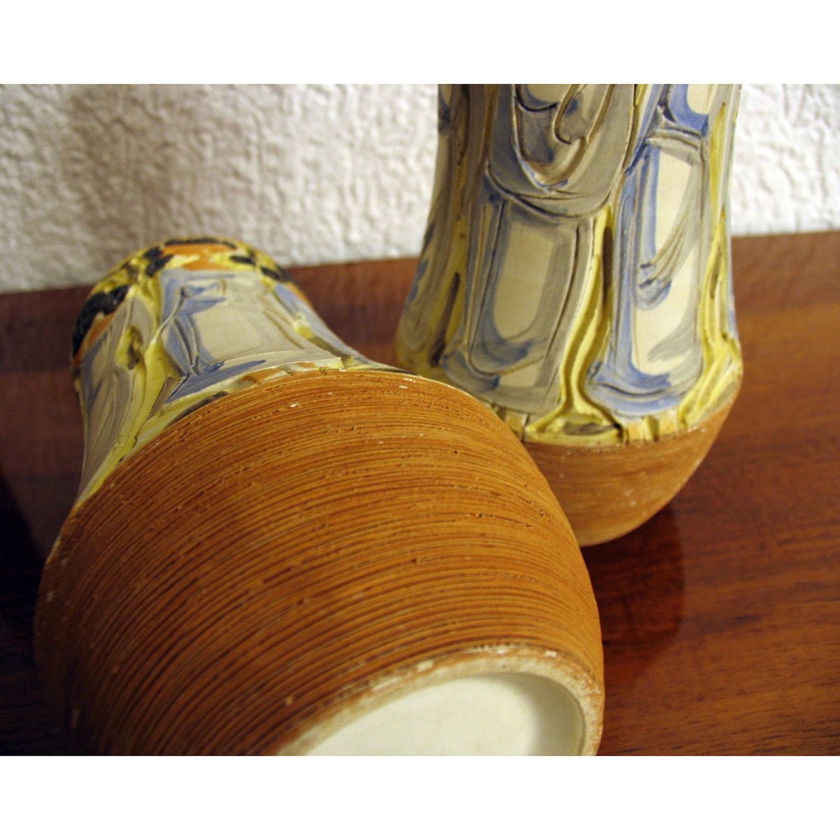 Italian Ceramic Vases by Fratelli Fanciullacci, 1960s, Set of 2