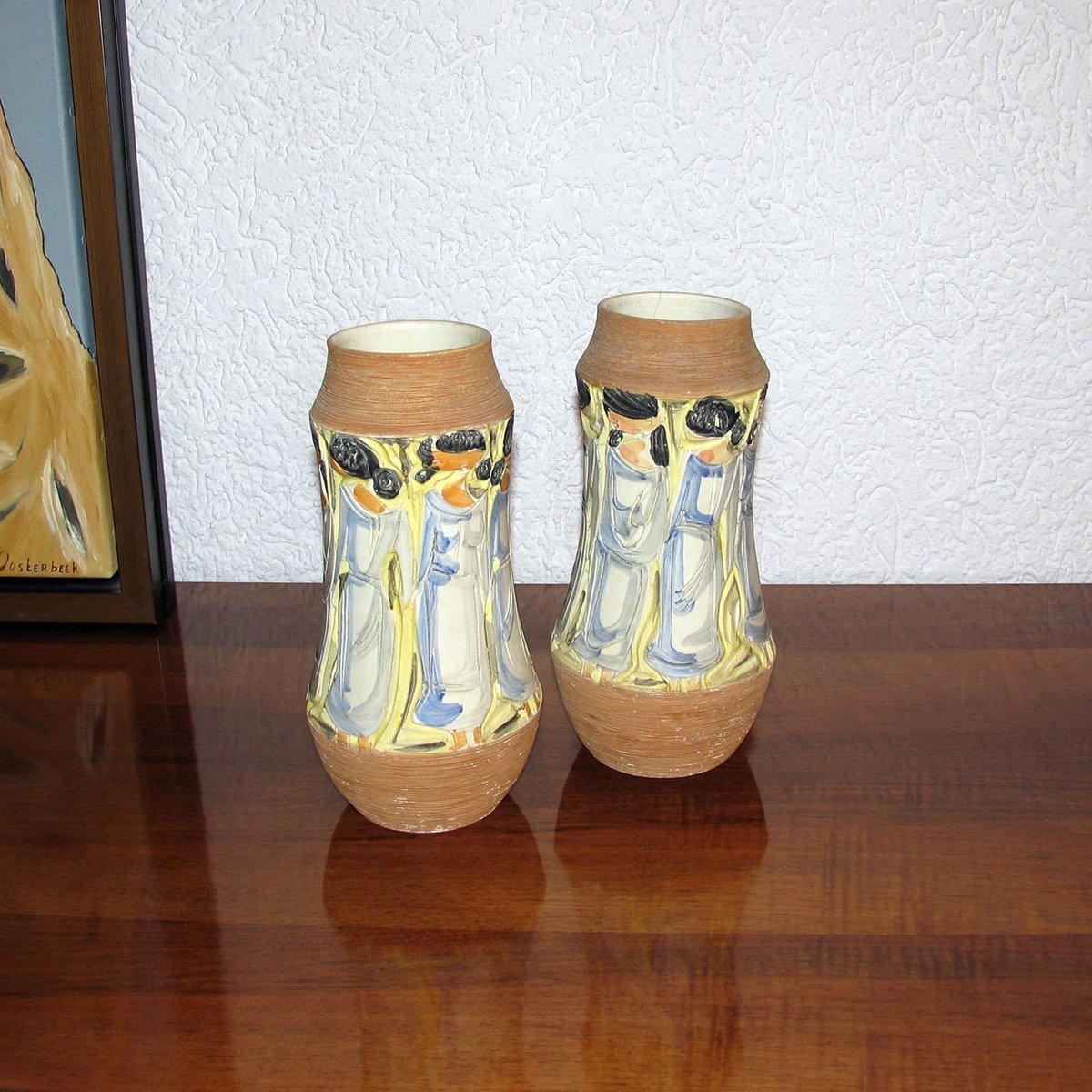 Italian Ceramic Vases by Fratelli Fanciullacci, 1960s, Set of 2