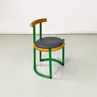 Italian Chair in Green Metal by Tito Agnoli, 1960-GDD-1770748