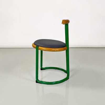 Italian Chair in Green Metal by Tito Agnoli, 1960-GDD-1770748