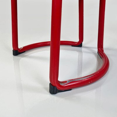 Italian Chair in Red Metal by Tito Agnoli, 1960-GDD-1770749