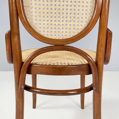 Italian Chair in Straw and Wood, 1950s-GDD-1815886