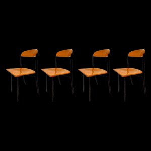 Italian Chairs, 1970s, Set of 4-FIP-1141534