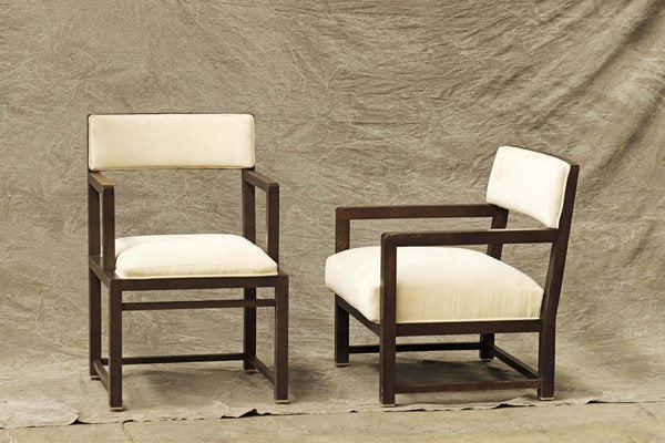 Italian Chairs & Armchairs, 1980s, Set of 4-PTH-1332105