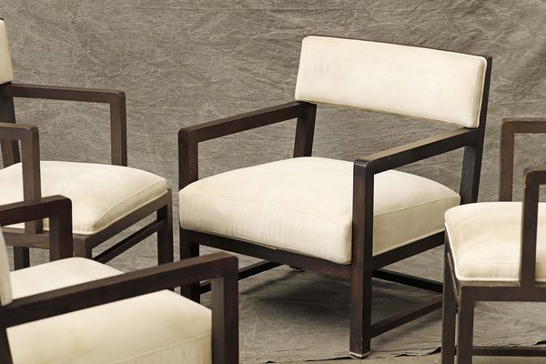 Italian Chairs & Armchairs, 1980s, Set of 4-PTH-1332105