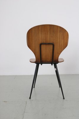 Italian Chairs by Carlo Ratti for Industria Legni Curvati, 1950s, Set of 4-AA-1802887