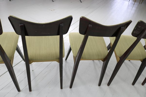 Italian Chairs by Ico & Luisa Parisi for Francor Ospitaletto, 1950s, Set of 5-AA-1298717