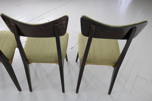 Italian Chairs by Ico & Luisa Parisi for Francor Ospitaletto, 1950s, Set of 5-AA-1298717