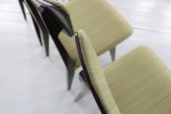 Italian Chairs by Ico & Luisa Parisi for Francor Ospitaletto, 1950s, Set of 5-AA-1298717