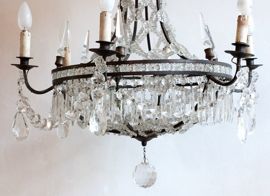 Italian Chandelier, 1950s-LPM-1010326