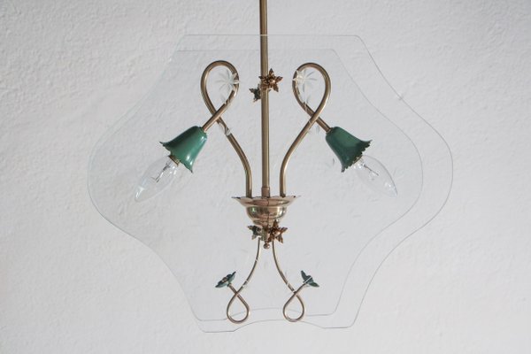 Italian Chandelier by Pietro Chiesa for Fontana Arte, 1940s-MTX-911186