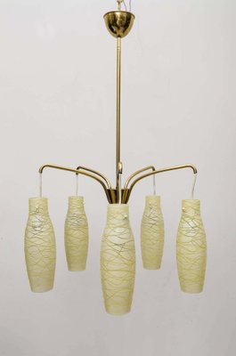 Italian Chandelier with Original Glass, 1960s-SPD-906277