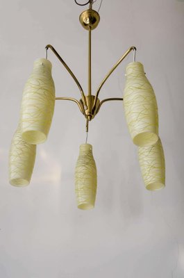 Italian Chandelier with Original Glass, 1960s-SPD-906277