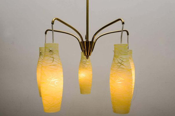 Italian Chandelier with Original Glass, 1960s-SPD-906277