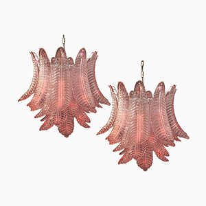 Italian Chandeliers in Murano Felci Glass, Set of 2-OVO-1235210