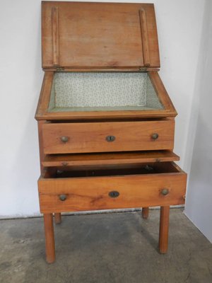 Italian Cherrywood Chest of Drawers, 1950s-WWQ-692540