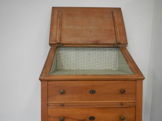 Italian Cherrywood Chest of Drawers, 1950s-WWQ-692540