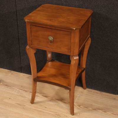 Italian Cherrywood, Walnut and Fruitwood Side Table, 1920s-RP-833452