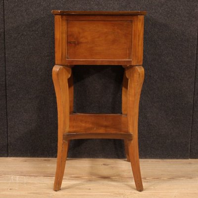 Italian Cherrywood, Walnut and Fruitwood Side Table, 1920s-RP-833452