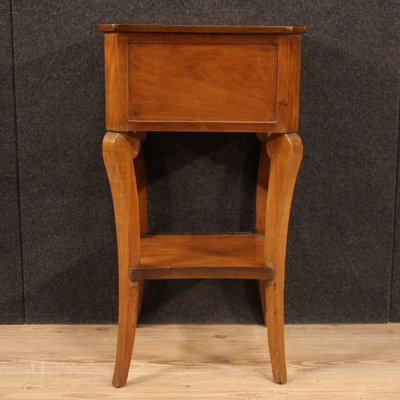 Italian Cherrywood, Walnut and Fruitwood Side Table, 1920s-RP-833452