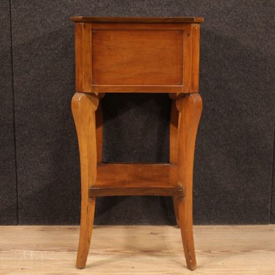 Italian Cherrywood, Walnut and Fruitwood Side Table, 1920s-RP-833452