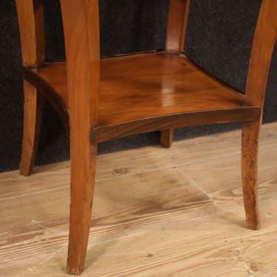 Italian Cherrywood, Walnut and Fruitwood Side Table, 1920s-RP-833452