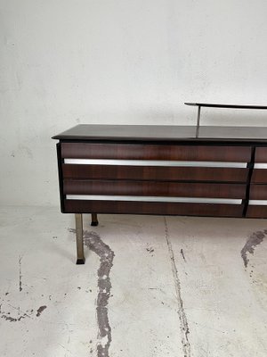 Italian Chest of Drawers in Wood and Aluminum from La Permanente Mobili Cantù, 1960s-TPO-1785800