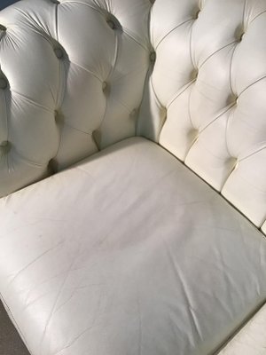 Italian Chesterfield Style Sofa in Leather, 1980s-ERB-1299291