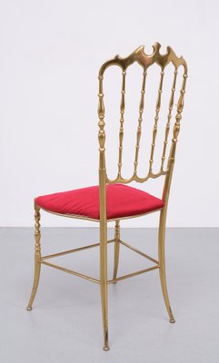 Italian Chiavari Brass Chair, 1970s-GCG-1737127