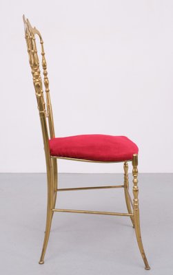 Italian Chiavari Brass Chair, 1970s-GCG-1737127