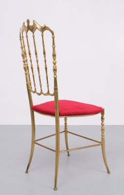 Italian Chiavari Brass Chair, 1970s-GCG-1737127