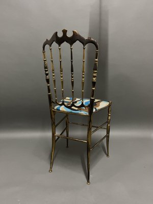 Italian Chiavari Chair in Brass, 1960s-EK-1811821