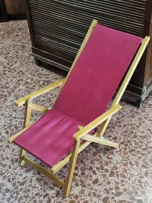 Italian Children's Beach Chair, 1960s-RAQ-841127