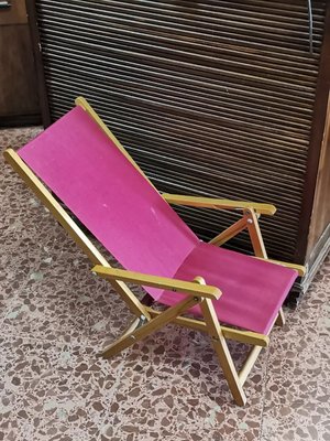 Italian Children's Beach Chair, 1960s-RAQ-841127