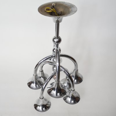 Italian Chrome Chandelier-NZV-1142578